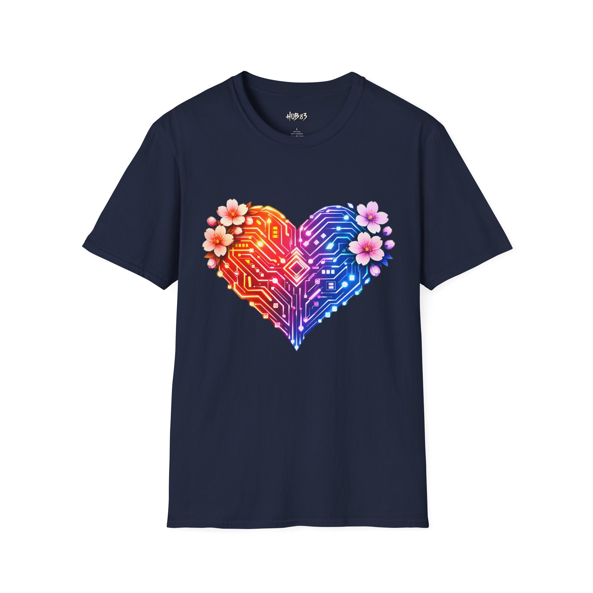 Floral Circuit Heart