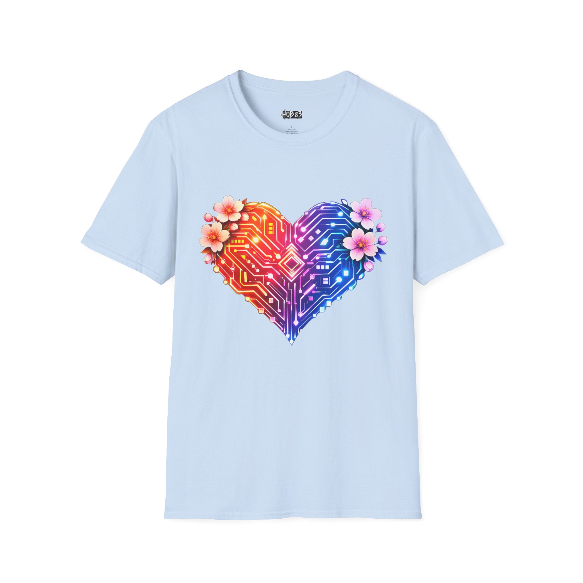 Floral Circuit Heart