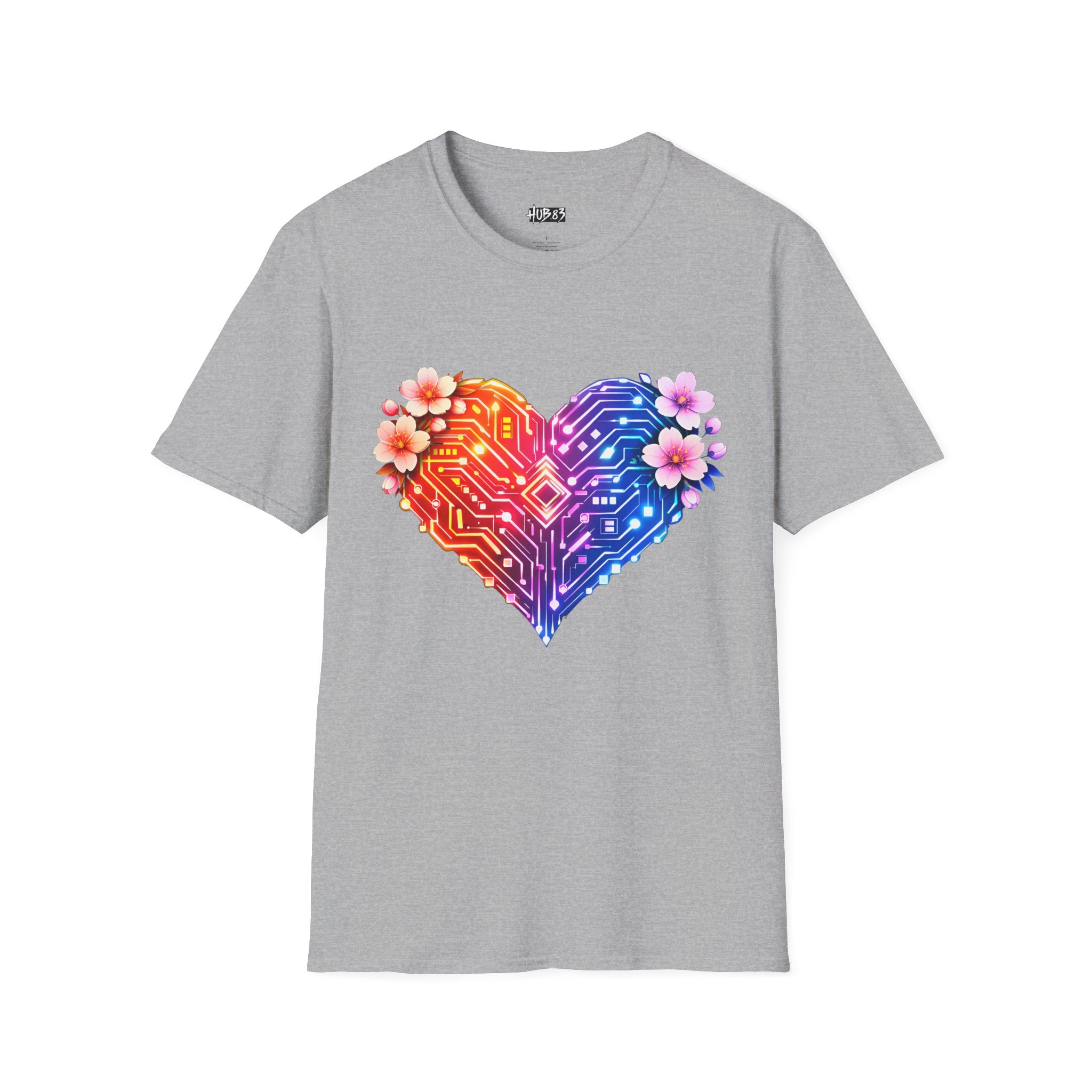 Floral Circuit Heart