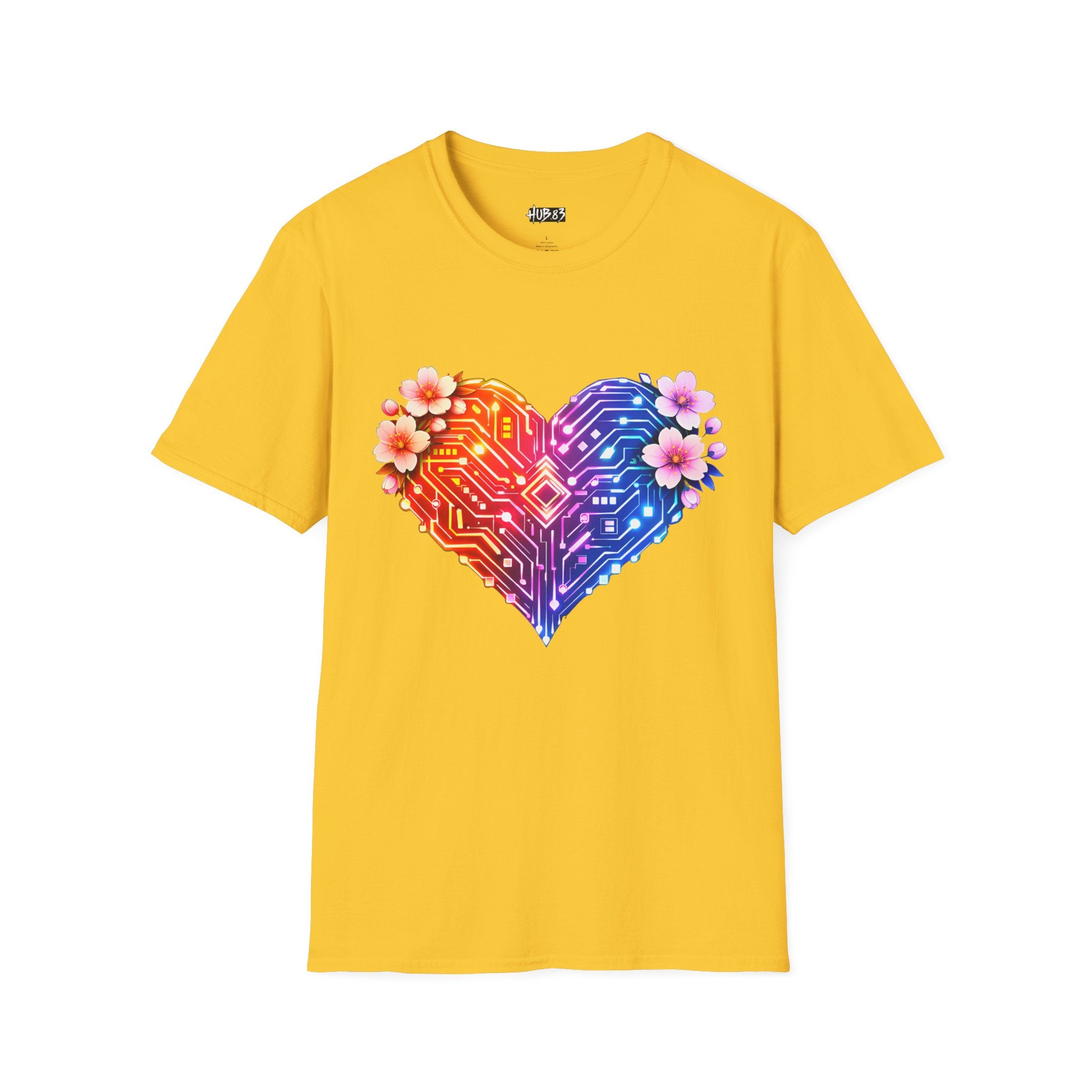 Floral Circuit Heart