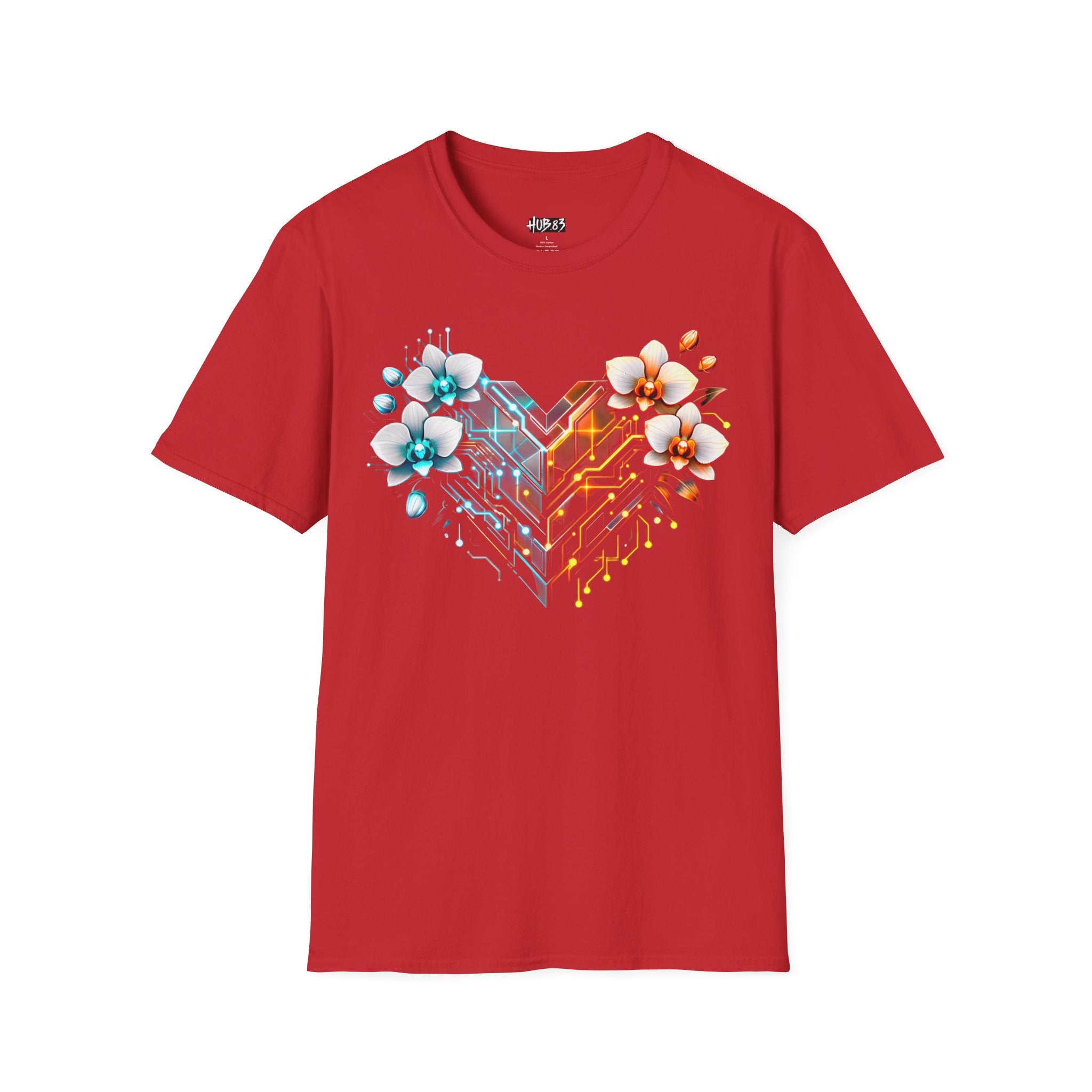 Floral Circuit Heart