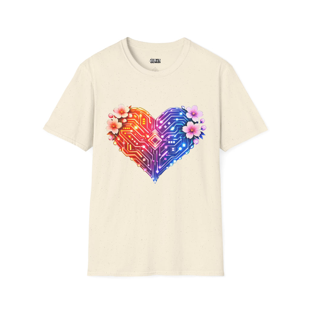 Floral Circuit Heart