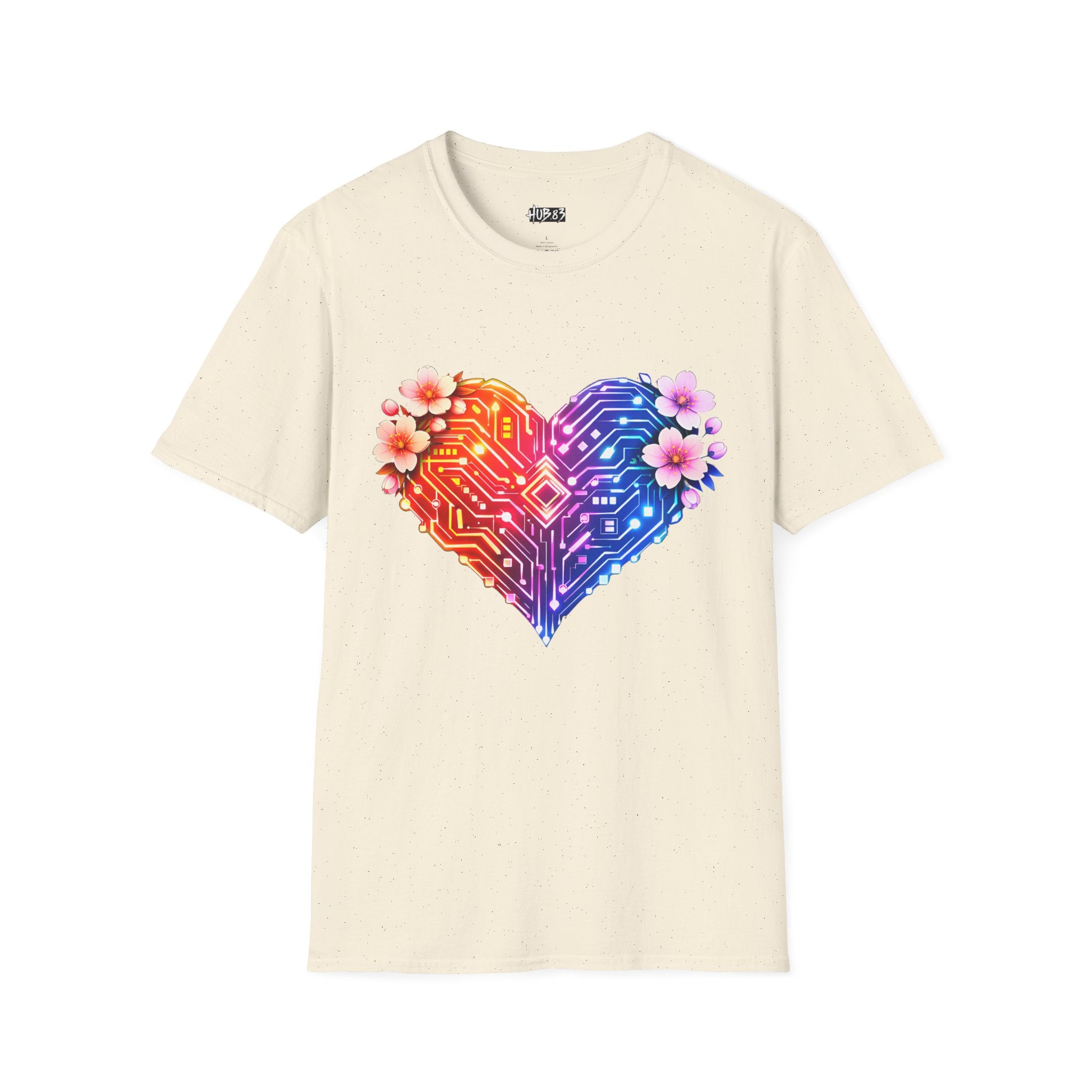 Floral Circuit Heart