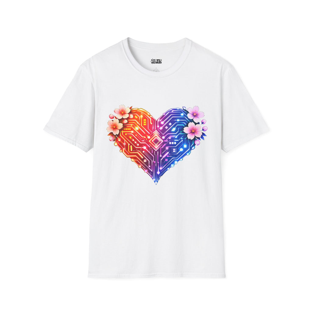 Floral Circuit Heart