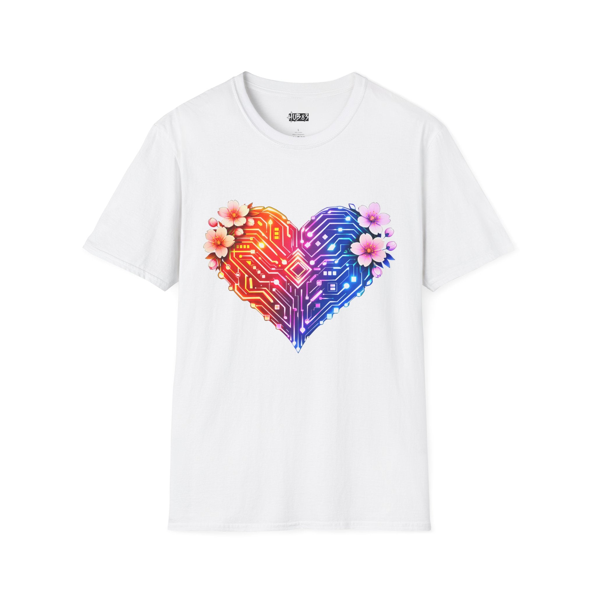 Floral Circuit Heart