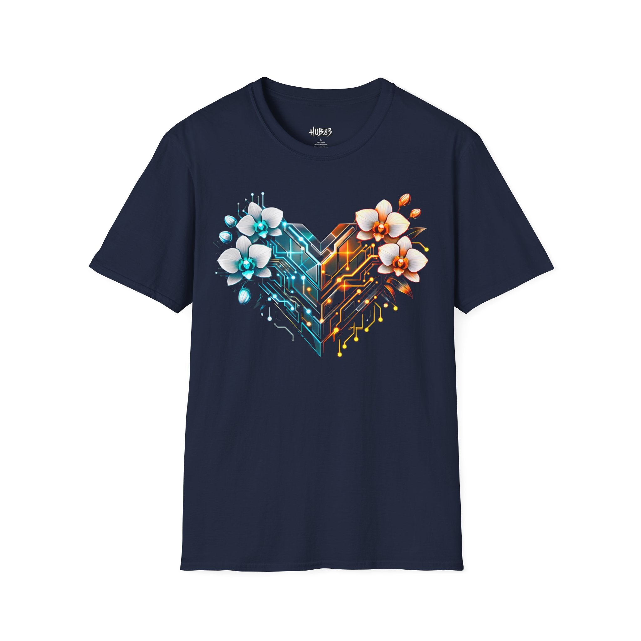 Floral Circuit Heart