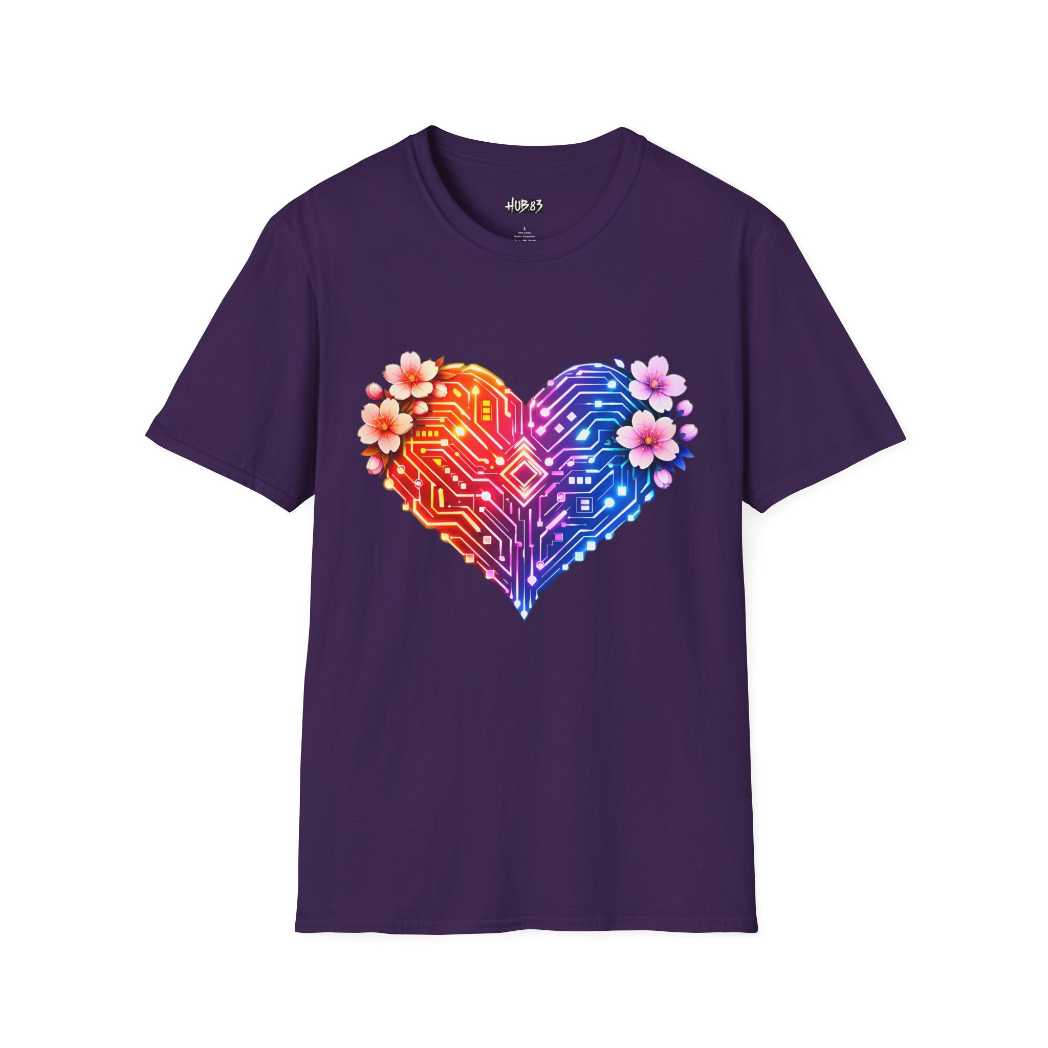 Floral Circuit Heart