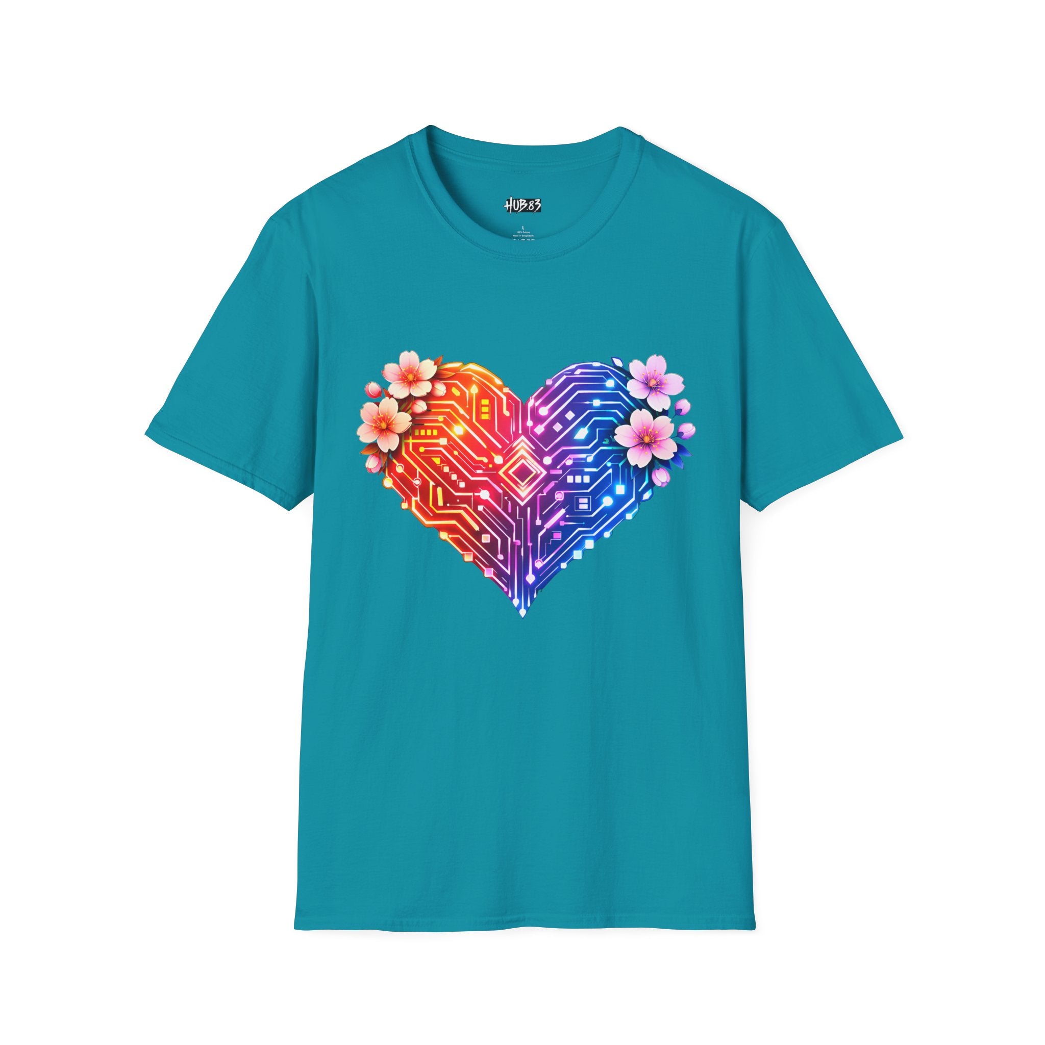 Floral Circuit Heart